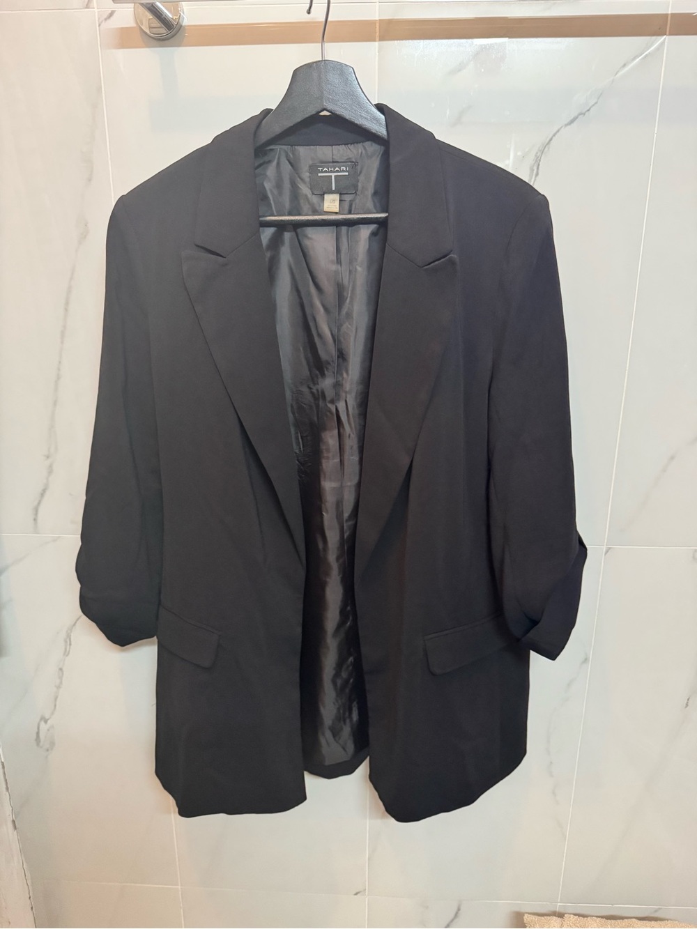Tahari Black women Blazer - Classic Open Front